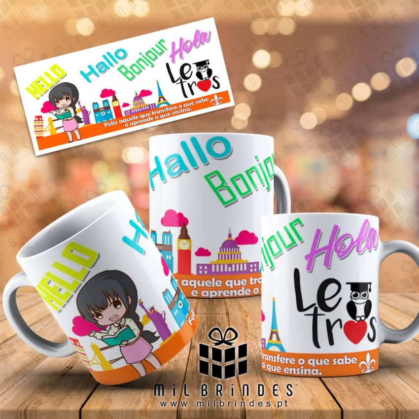 Caneca Profissões - Letras