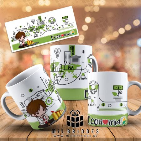 Caneca Profissões - Economia