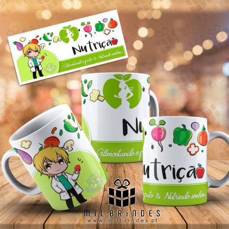 Caneca Profissões - Nutrição
