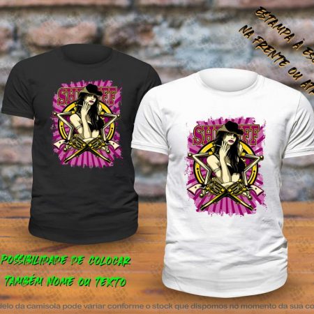 T-Shirt - Mulher "Sheriff"
