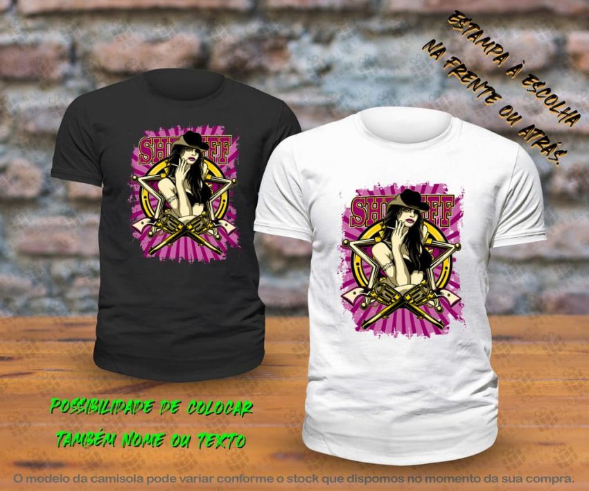 T-Shirt - Mulher "Sheriff"
