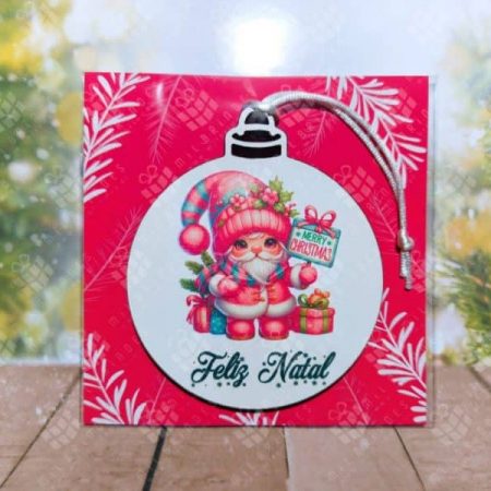 Bola de Natal Gnomos Fofos - modelo 12