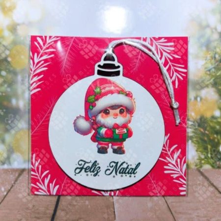 Bola de Natal Gnomos Fofos - modelo 9