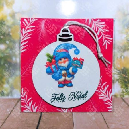 Bola de Natal Gnomos Fofos - modelo 7