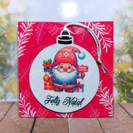 Bola de Natal Gnomos Fofos - modelo 5