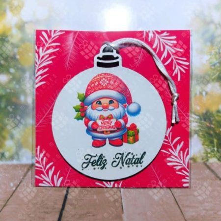 Bola de Natal Gnomos Fofos - modelo 4