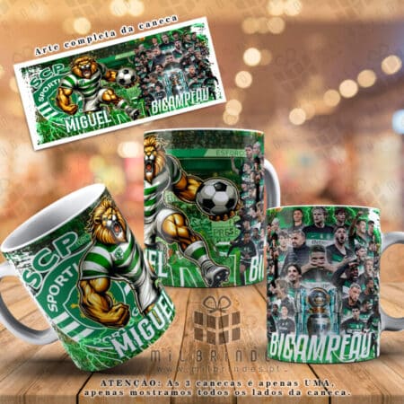 Caneca Sporting Campeão - modelo 1