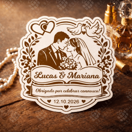 Lembrança Íman Casamento Casal - mod 1