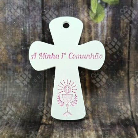 Cruz com Cálice A minha Comunhão – mod 1